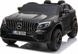 Mercedes-Benz GLC 63 S 2-zitter 4 motoren MP4 scherm Echt zwart metallic gespoten en meer! Elektrische Kinderauto Met afstandsbediening