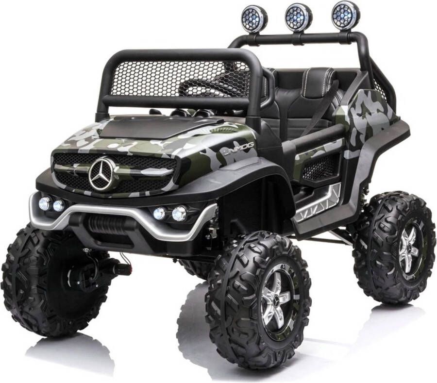 Mercedes-Benz Unimog 12v kinder accu voertuig buggy met vele opties Elektrische Kinderauto Met afstandsbediening