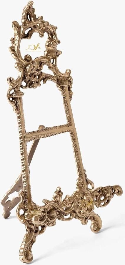 Messing Schildersezel Display Stands Art Deco Decoratieve Platen Bruiloft Menu Stand
