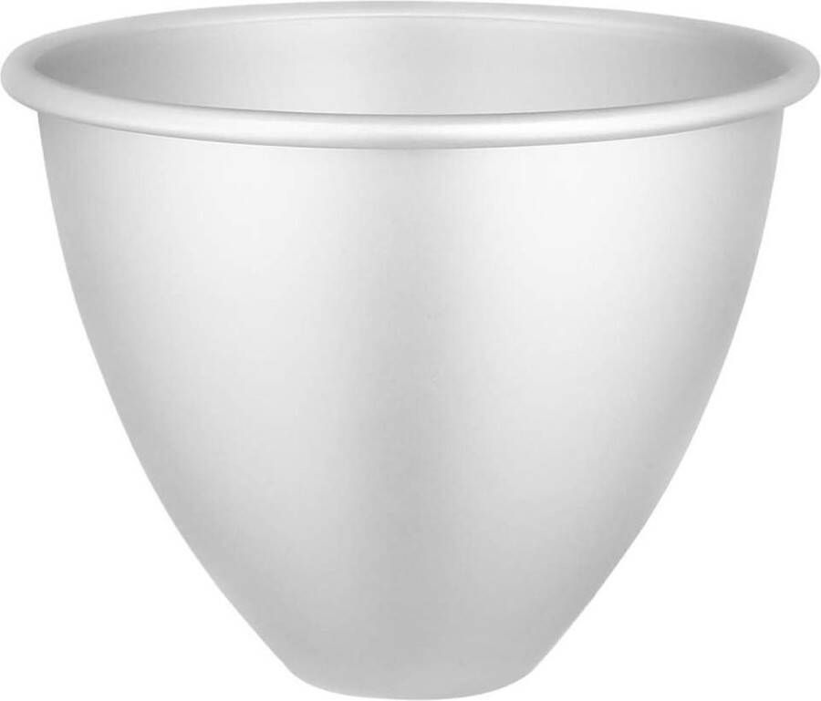 Metaal Aluminium Bakvorm Halve Cirkel Prinses Pop Jurk Cake Pan 7 Inch Taartvormen voor Keuken Bakken Bruiloft Verjaardag Pasen Party Zilver