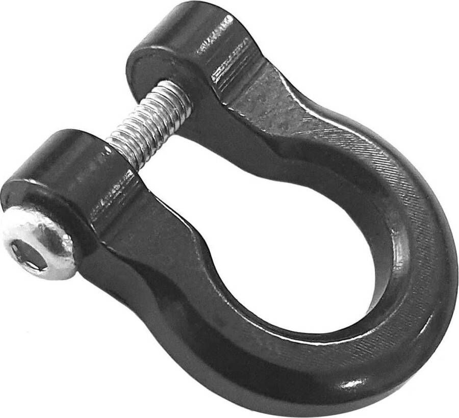 Metaal omega schakels draaisluiting 8 stuks metaal armband DIY roestvrij paracord zwart