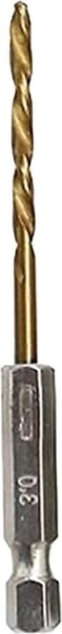 Metaalboor 3.0mm Boorgereedschap met zeskant opzetstuk 1 stuks