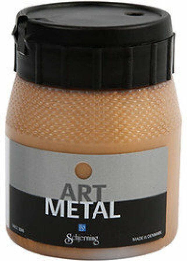 Metaalverf Donker Goud Art Metal 250ml 2 stuks