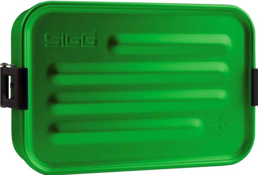 Metal Box Plus S Lunch Box 0.8 L with Practical Insert and Divider Modern Feather-Light Aluminium Lunch Box