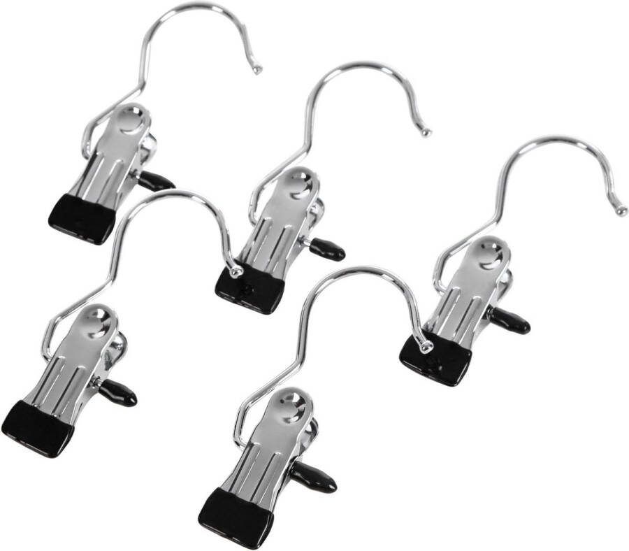 Metalen kledinghangers keuze uit 20 50 100 of 200 stuks anti-slip metaal 4.5 x 10 5 cm 50 stuks