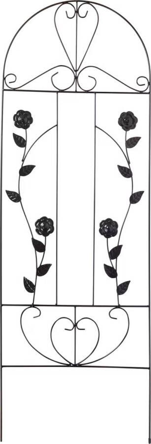 Metalen sierlijke Bloemen plantenrek 40 x 117 cm