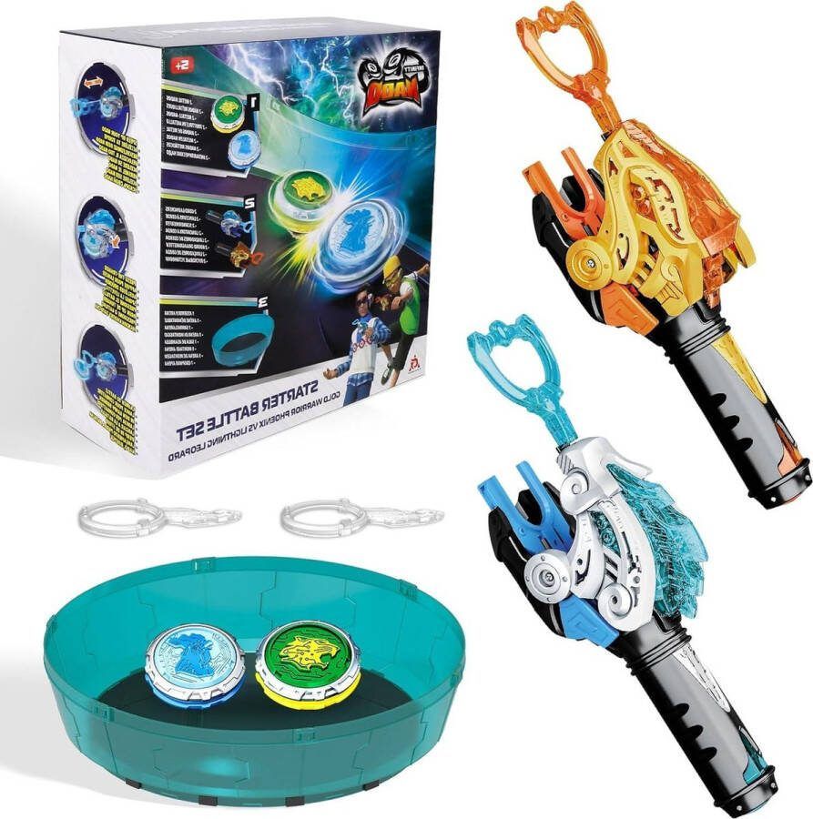 Metalen speelgoed voor jongens Starter battle top tol launcher spinning tops Kinderen vanaf 5 jaar