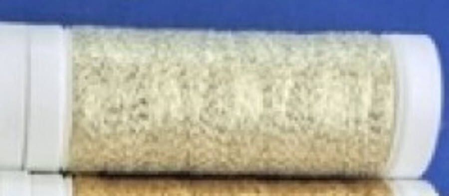 Metallic 30 borduurgaren wit goud klosje 100 m embroidery thread col 1892 witgoud garen modinetje gouden naaigaren