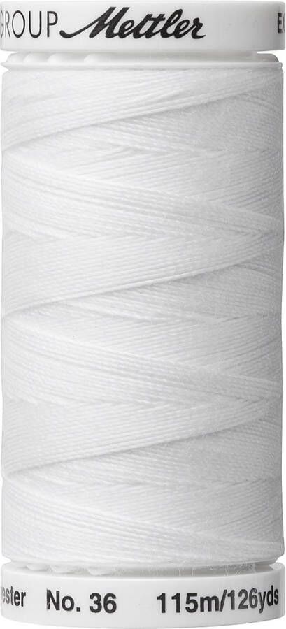 Mettler Amann extra sterk polyester garen art. 8115 2000 wit 115m made in EU extra stark naaigaren no 36