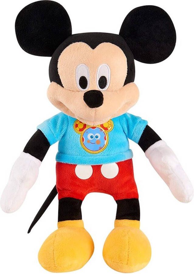 Mickey Mouse Disney Junior Pluche Knuffel 30 cm {Disney Clubhouse Plush Toy Speelgoed knuffeldier knuffelpop voor kinderen jongens meisjes Knuffel en speel met minnie mouse donald duck goofy}