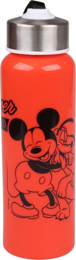 Mickey Mouse Pluto Disney Plastic fles waterfles rood 650ml