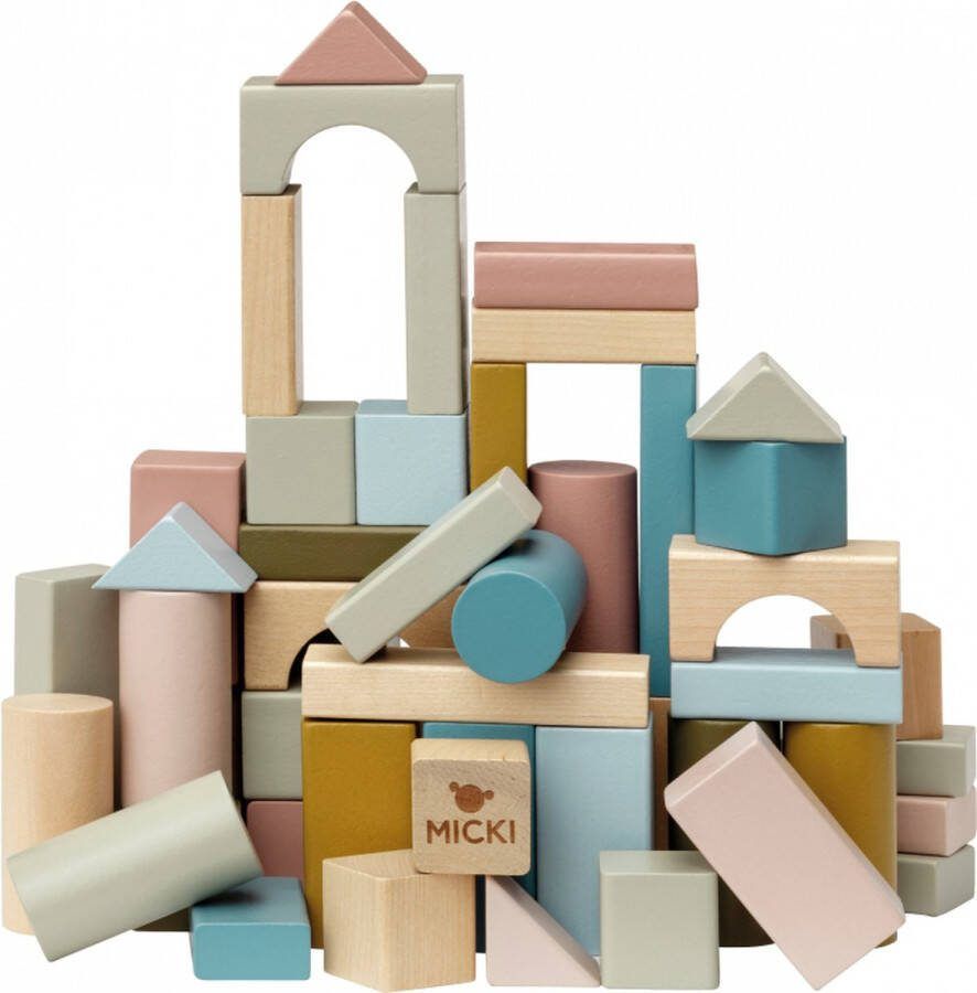Micki Houten Blokken (60 stuks)