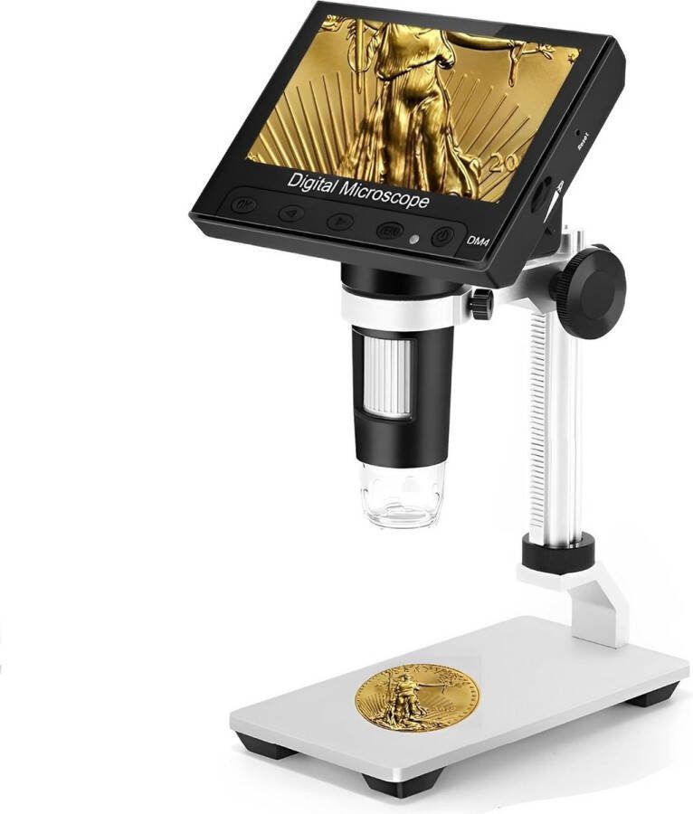 Microscoop Wetenschap Digitale Microscoop Incl. Camera Compatible met Smartphone Elektrisch