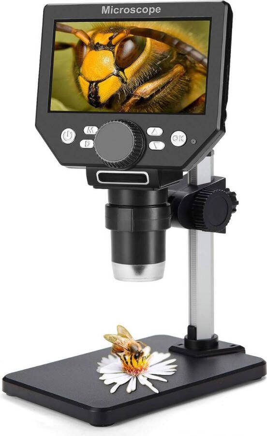 Microscoop Wetenschap Digitale Microscoop Incl. Camera Compatible met Smartphone Elektrisch