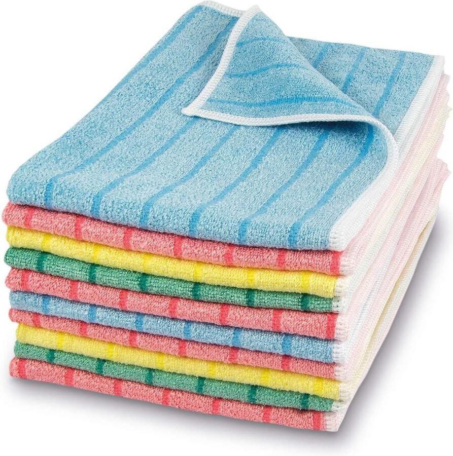 Microstripe Universeel microvezeldoek Verpakking van 10