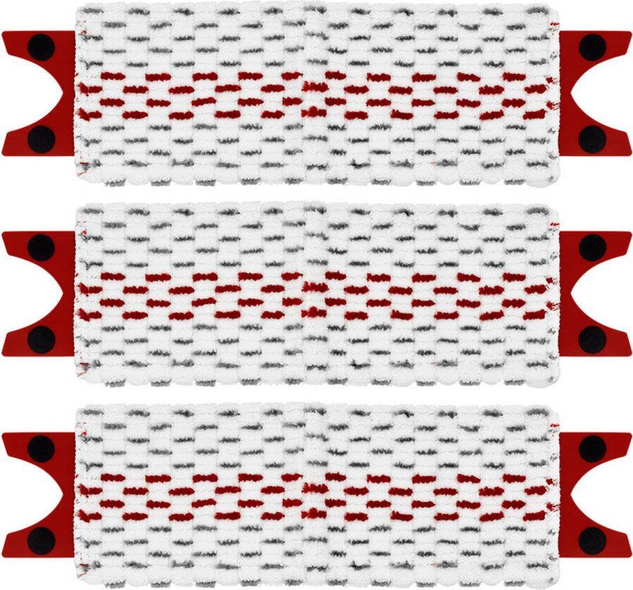Microvezel Dweil Doek Dweilpad Vloerpad 46x14 cm Overtrek Dweildoek Vloerwisser voor Vileda UltraMax UltraMaTdweil mop pads microvezel vervanging 3 Stuks