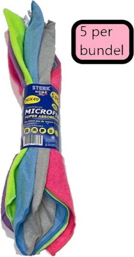 Microvezeldoek 30x40cm Set van 5st
