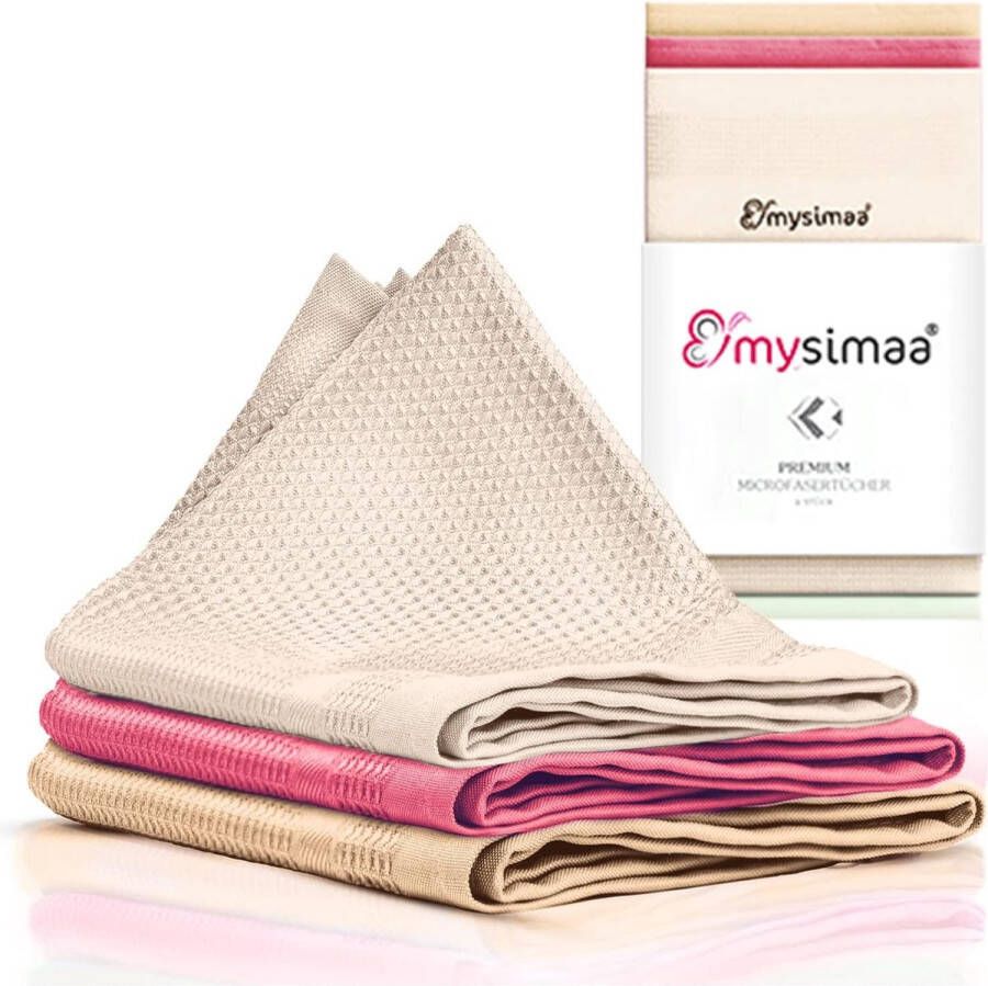 Microvezeldoeken 60 x 40 cm raamdoek streepvrij microvezeldoek autoverzorging poetsdoeken voor in de keuken reinigingsdoeken en poetsdoeken zonder schoonmaakmiddelen microvezeldoeken