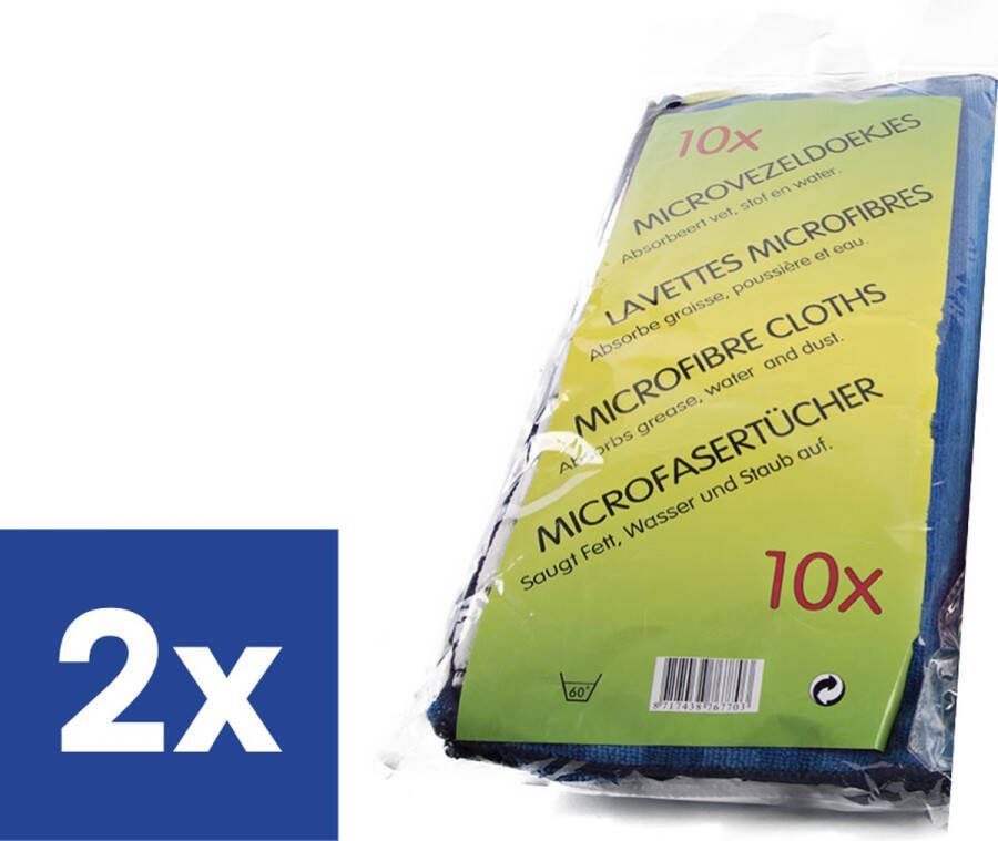 Microvezeldoekjes 2 x 10 stuks
