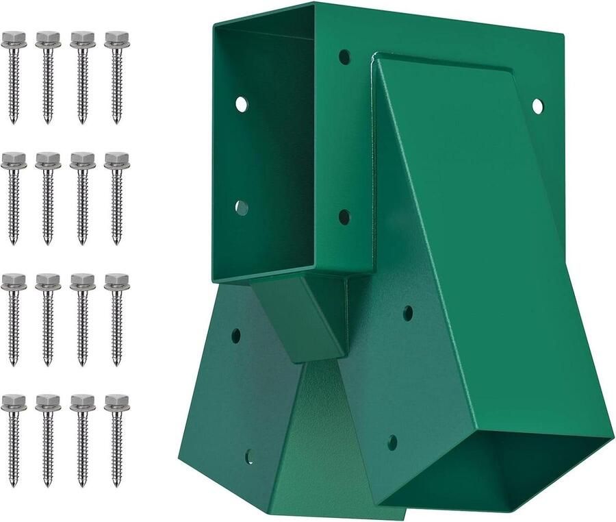 Middenschommel set beugels zware stalen schommel set hardware montagehardware DIY Swing Set Beugel Swing Set Kit 2 (4x4) benen & 1 (4x6) balk groen