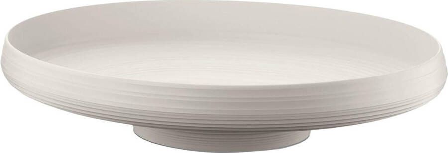 Middenstuk Fruitschaal Gerecycled Materiaal Melkwit 42 x 30x h89cm 179700156 Tierra