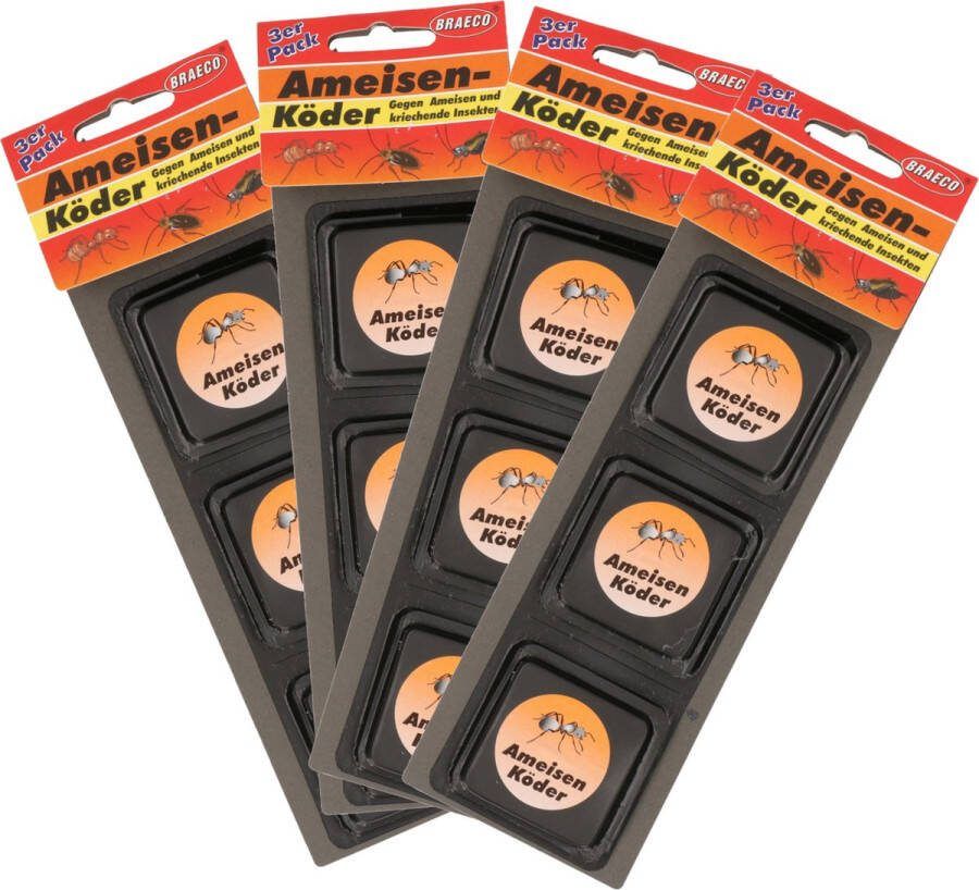 Mierenlokdoosjes 24x stuks ongediertebestrijding mierenlookdoos
