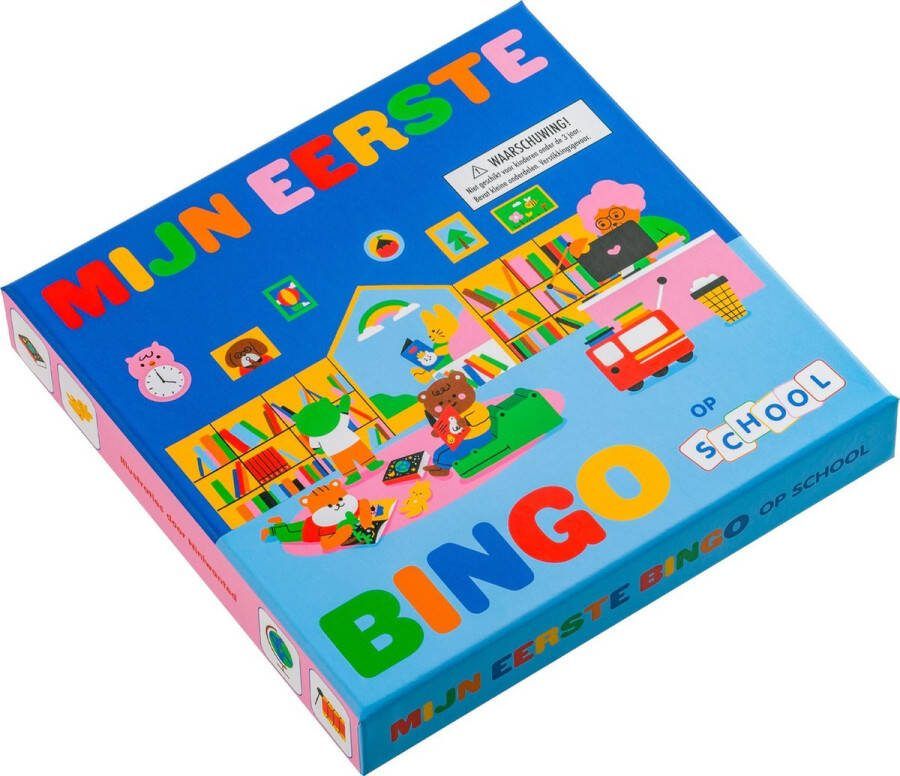 Kinderspel Mijn eerste bingo op school