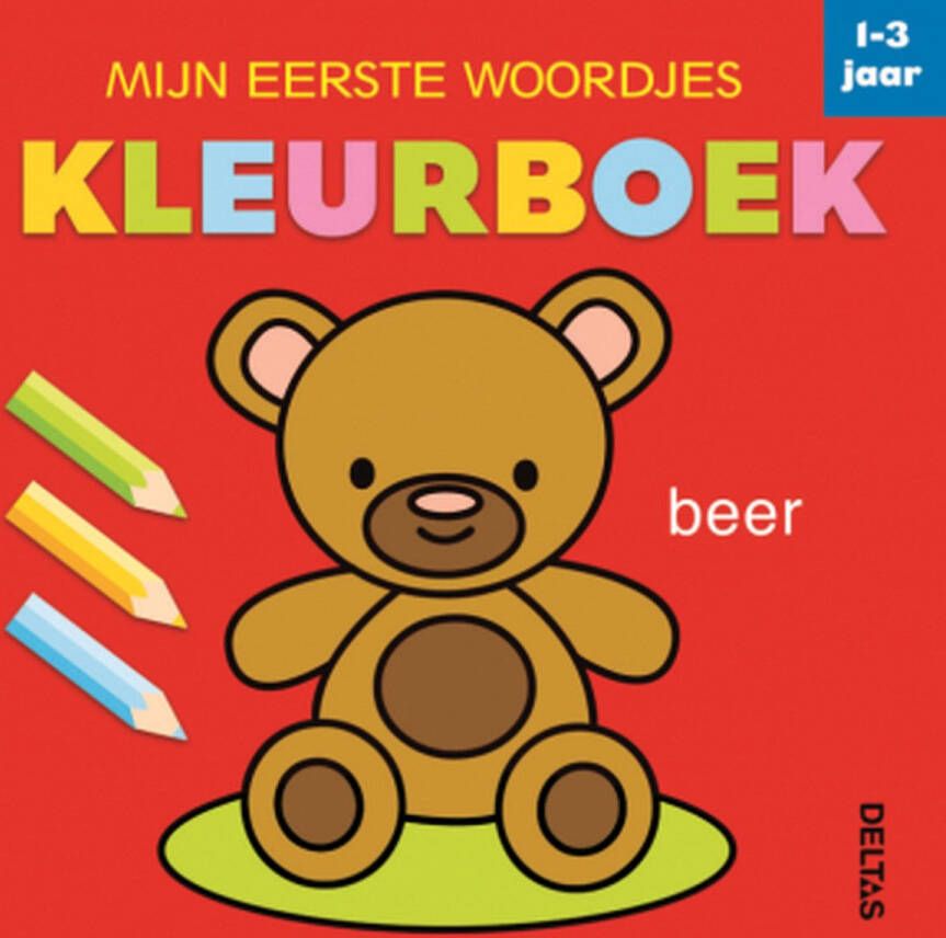 Deltas Mijn eerste woordjes kleurboek (1-3 j.)