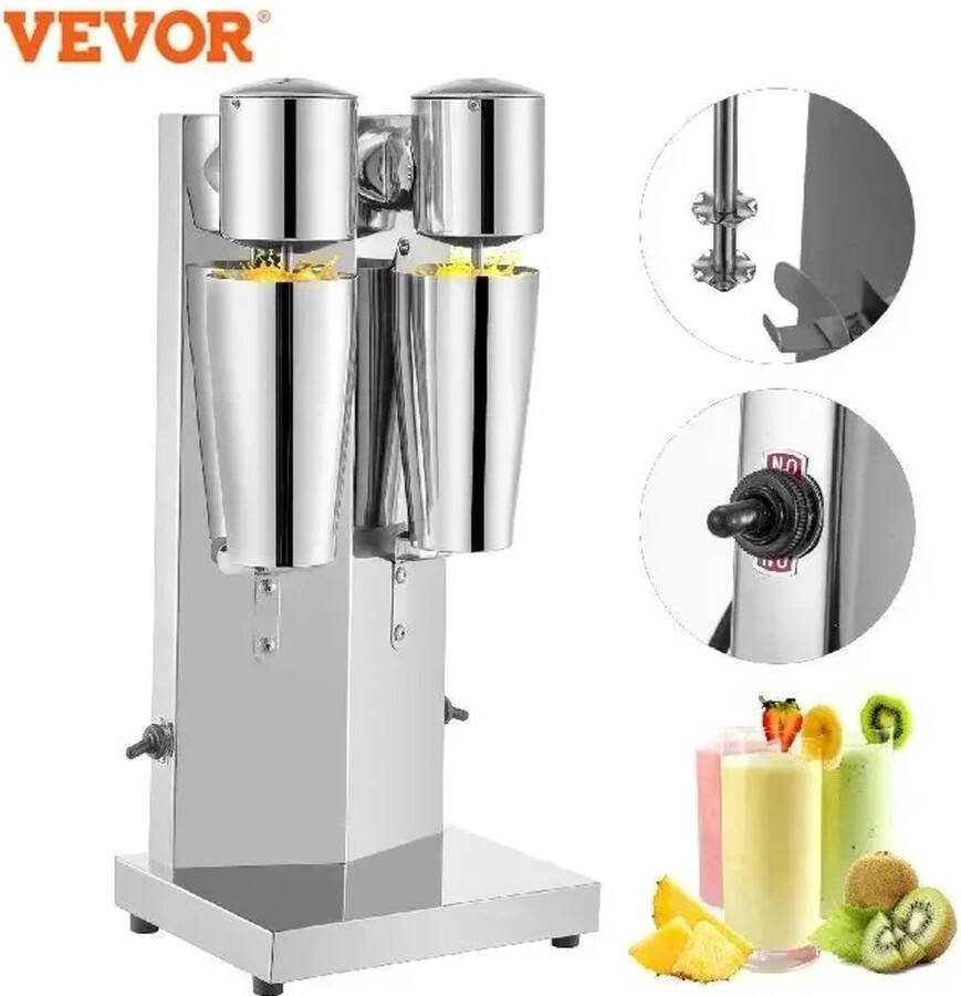 Milkshake Maker Milkshake Machine Smoothie Maker RVS 800ml 180W Mixer Blender Zelfdoen Keuken Gezond