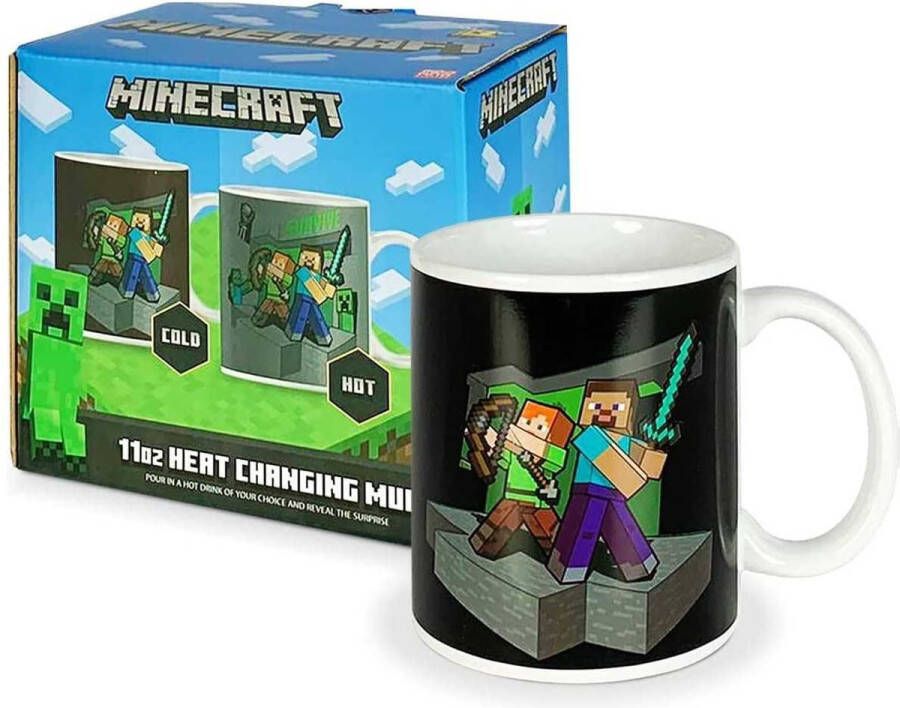 Minecraft Heat Change Mug Mok Drinkbeker 325 ml