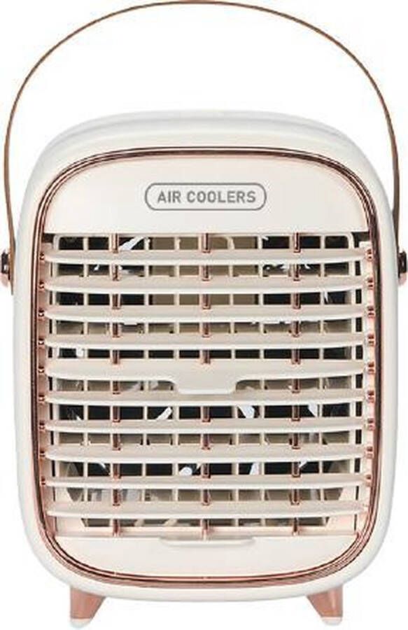 Mini Airco Mobiele Airco Airconditioning Ventilator Aircooler Luchtkoeler Fluisterstil Wit