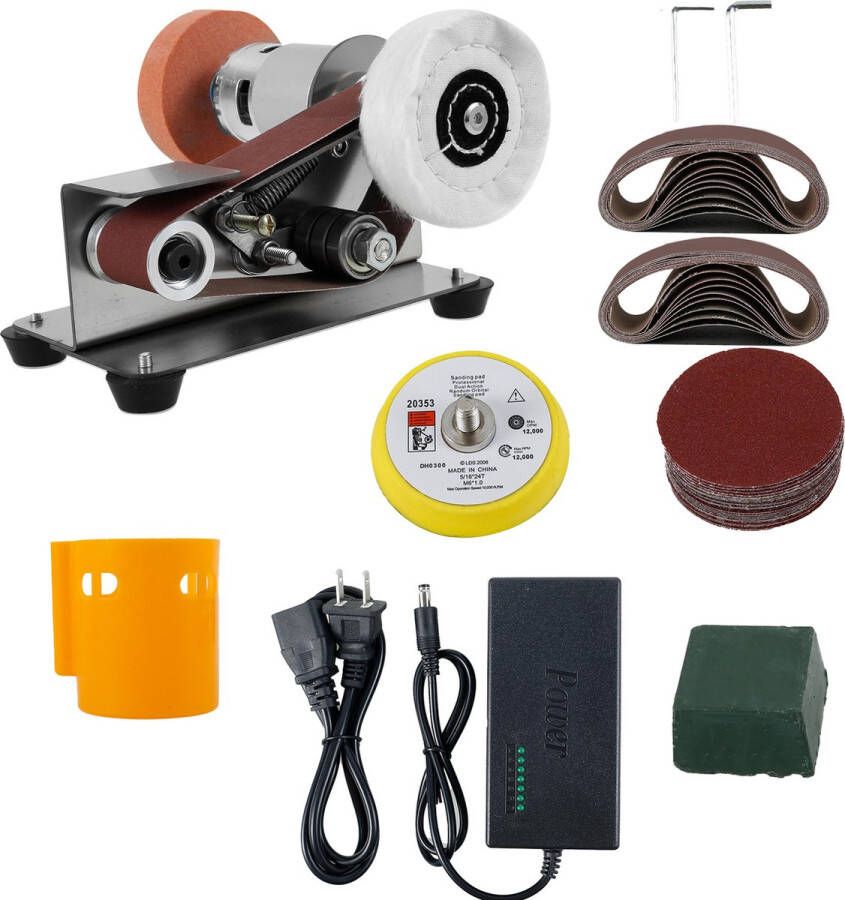 Mini Band Schuurmachine Band Schuurmachine Schuurapparaat Band Schuurapparaat Met Accessoires Draagbaar