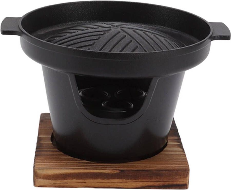 Mini-barbecue tafelgrill voor camping en picknick draagbare rookvrije BBQ voor thuis
