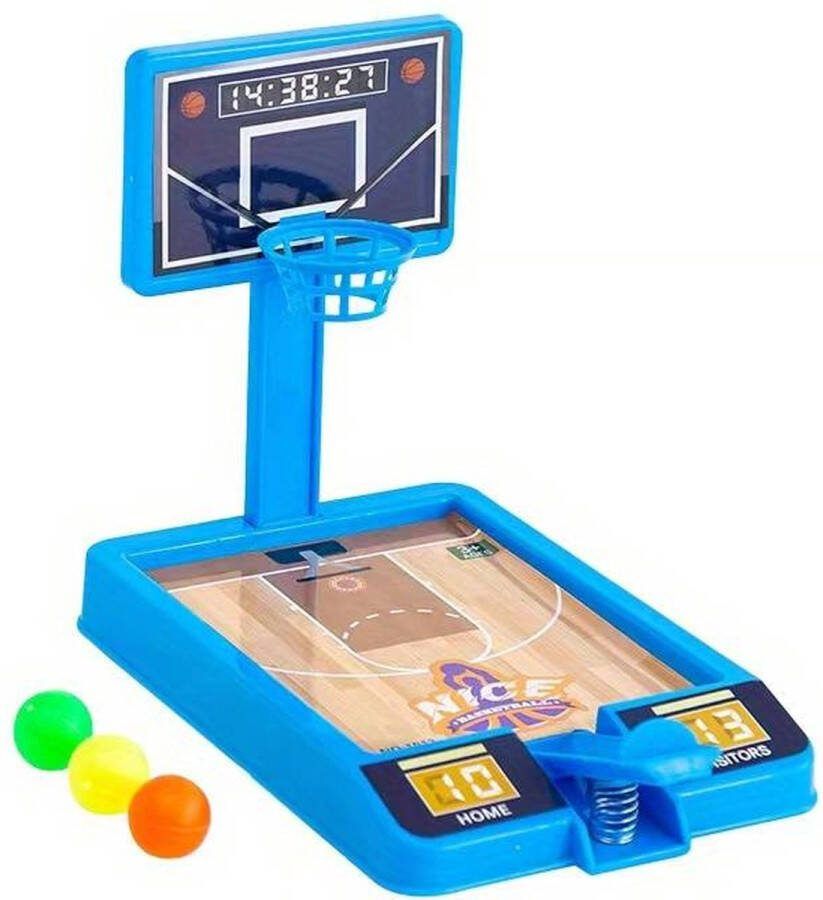 Mini Basketbalset Tafelspeelgoed Kinderen Vingerspeelgoed Basketbal Kerstcadeau