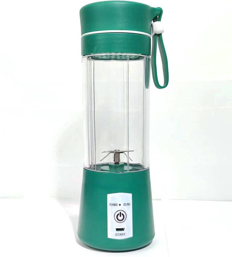 Mini blender to go Draagbare mini blender Smoothie USB Oplaadbaar Draadloos Compact Mini smoothie maker 380ml