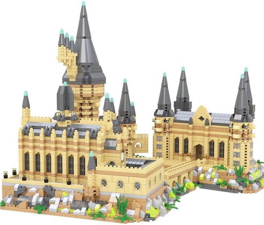 Mini Bouwstenen Magic Castle -3D Puzzel Bouwblokken Bouwset 28x28x34.5 cm XL