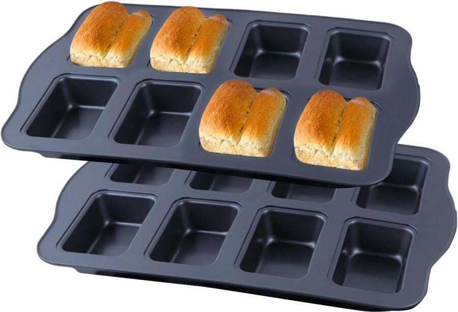 Mini broodbakvorm 2 stuks baguette bakplaat voor cake koken bakkers