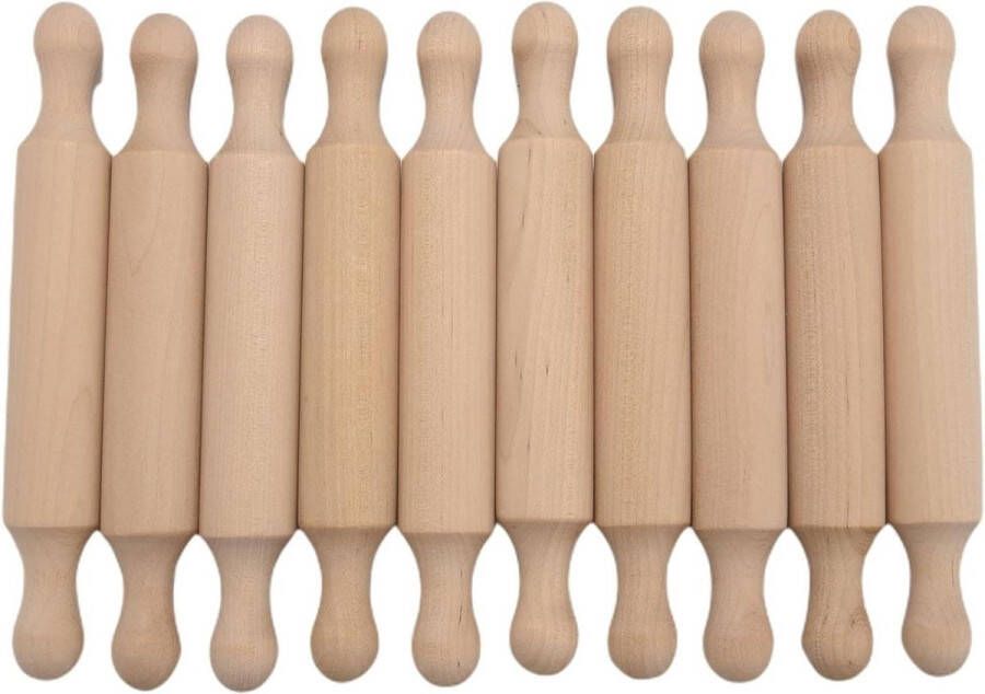 Mini deegroller 6 lange rollen voor in de keuken deegroller voor kinderen en fondant pasta