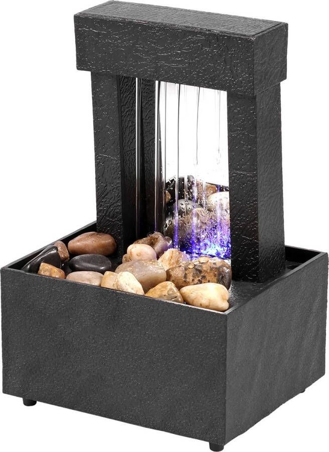 Mini Desktop Waterfontein Rustgevende Tafelversiering voor Binnen Ontspannings Fontein voor Huisdecoratie