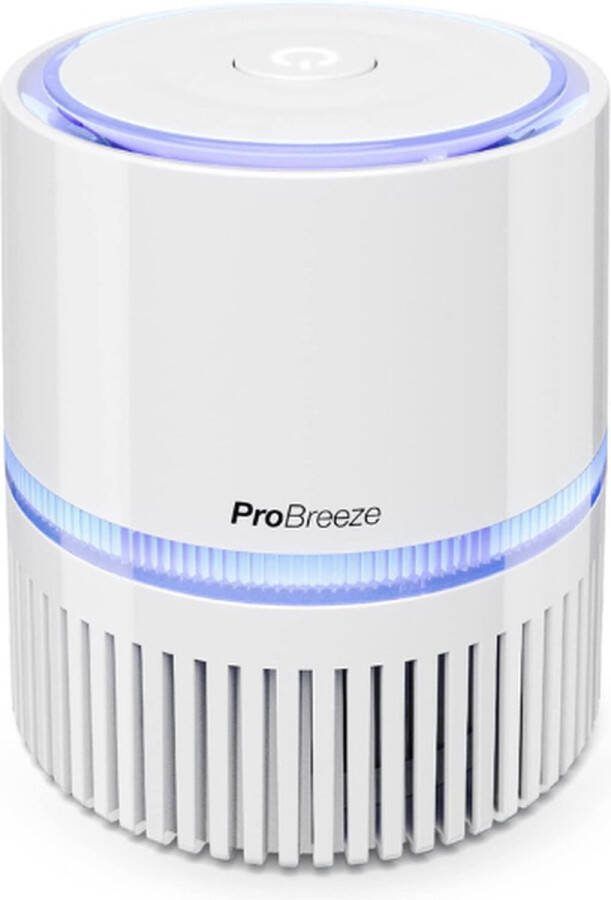Mini Desktopluchtreiniger 3-in-1 HEPA-filter en ionisator Allergie Luchtreiniger Wit