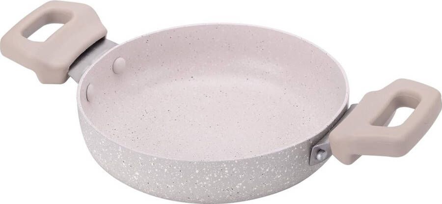 Mini Granita Frying Pan with Two Handles Small Pan Frying Pan Non-Stick Pan Small Frying & Universal Pans Steel Pan Non-Stick Pan Gas Stove 14 cm