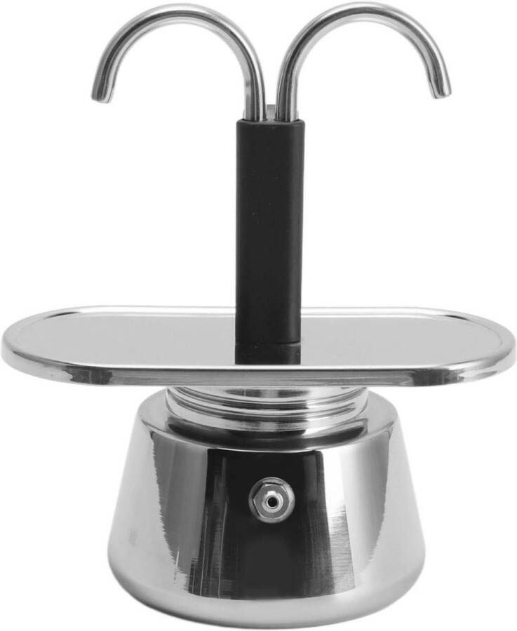Mini mokka pot Roestvrijstalen 2 Kopjes 100Ml Italiaanse Stijl Klassieke Moka pot Stoomkoffiepercolator Geschenken voor Koffieliefhebbers
