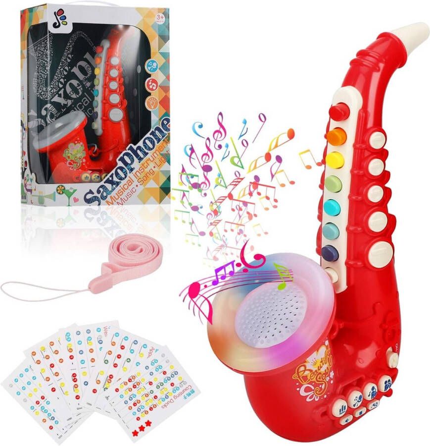 Mini Saxofoon – 8-Nootstoetsen – Educatief Speelgoed – Speelgoed Saxofoon – ABS Materiaal– Kerstmis – Verjaardagscadeau – Muziek