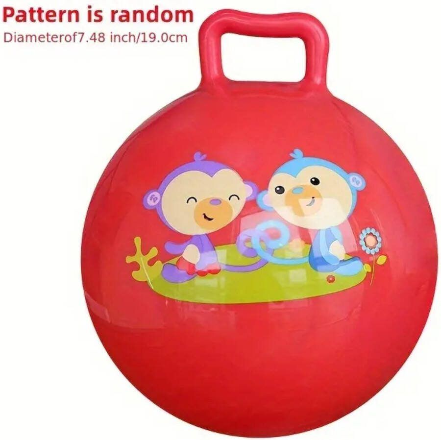 Mini skippybal rood 19 cm diameter