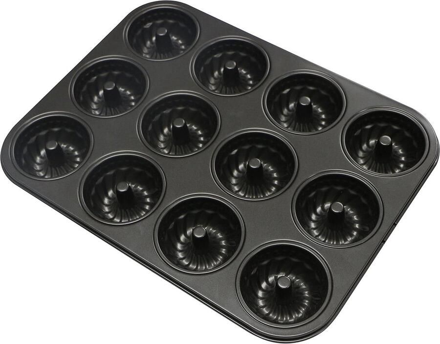 Mini-tulband Cakevorm Ø7 cm Muffins Cupcake Bronnies Puddingvorm Staal