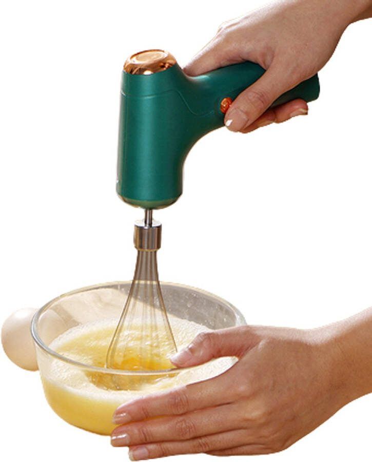 Mini Usb Draadloze Oplaadbare Mixer Groen Handmixer