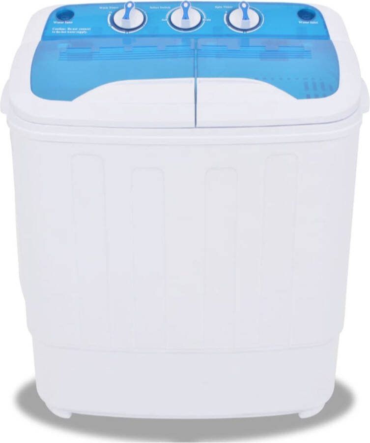 Mini wasmachine met dubbele trommel 5 6 kg