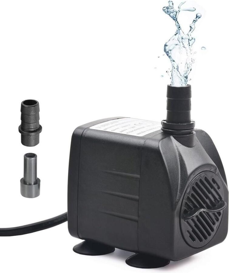 Mini Water Pump Submersible Pond Pump for Aquarium Garden Pond Fountain 15W 1000L H