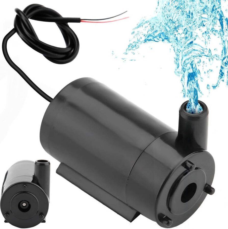 Mini-waterpomp ultra stil kleine dompelpomp aquariumpomp voor aquaria vijver hydrocultuur fonteinpomp netsnoer tuin fontein standbeelden hydrocultuursysteem 80 liter fonteinpomp
