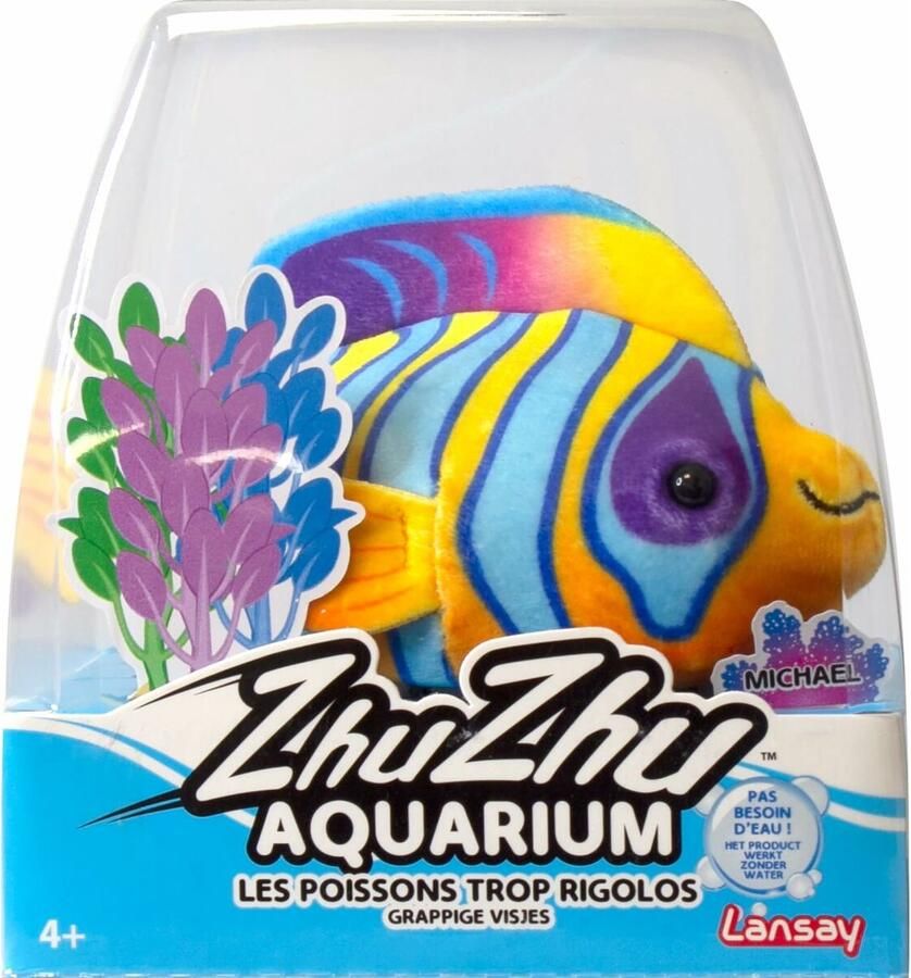 Miniatuurbeeldje Lansay 51117 Zhu Aquarium Kristal The Royal Angelfish